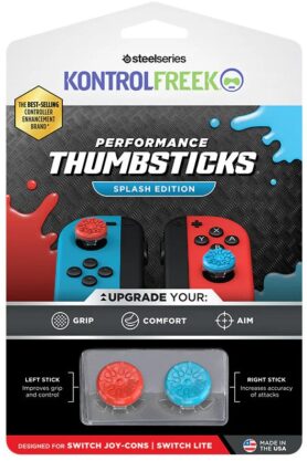KontrolFreek Splash Red and Blue Kit - Nintendo