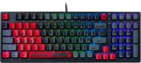 A4tech Bloody S98 Sports 80%, Red Switch, USB, černá/červená - CZ