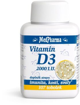 MedPharma Vitamin D3 2000 I.U., 107 tobolek