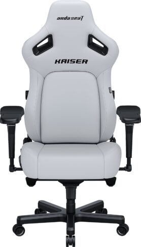 Anda Seat Kaiser 4 Premium Gaming Chair - L Size White PVC