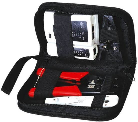 DATACOM NETWORK KIT 5 - pouzdro s testerem a nářadím