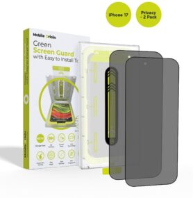 Mobile Origin Screen Guard Privacy With Easy Applicator 2 Pack iPhone 17