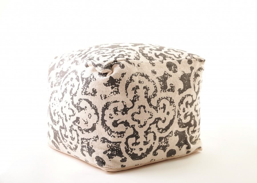 Taburet POUF 45 x 45 x 35 cm, dekor 1