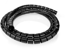 NEDIS organizér kabelů, průměr 60 mm (10 m), černý