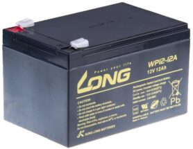 Long 12V 12Ah olověný akumulátor F2 (WP12-12A)