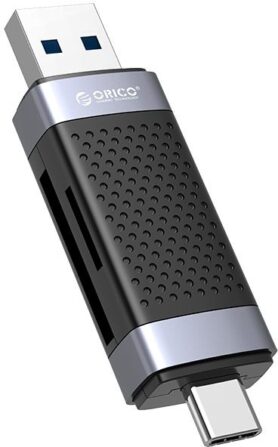ORICO TF+SD Dual Port USB3.0 Dual Head Card Reader