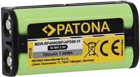 PATONA baterie pro sluchátka Sony BP-HP550-11 700mAh Ni-Mh 2,4V MDR-RF4000