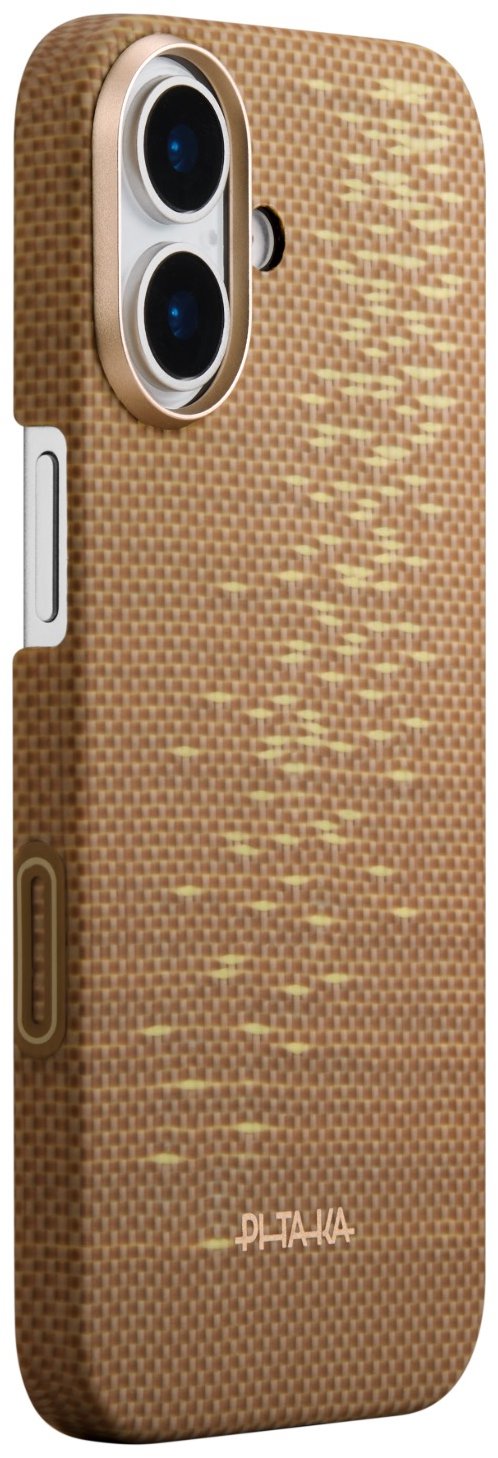 Pitaka Ultra-Slim Case Golden Glint iPhone 17