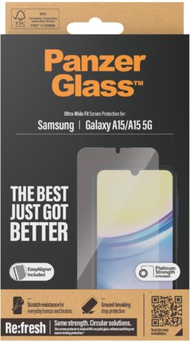 PanzerGlass Samsung Galaxy A15/A15 5G s instalačním rámečkem