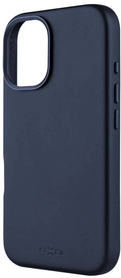 FIXED MagLeather s podporou MagSafe pro Apple iPhone 16 modrý