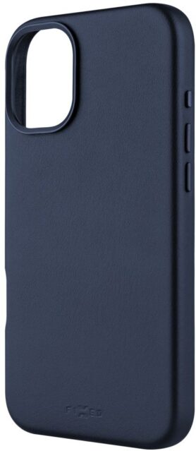 FIXED MagLeather s podporou MagSafe pro Apple iPhone 16 Plus modrý