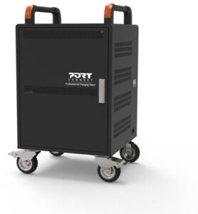 PORT CONNECT CHARGING CABINET 20 Notebooks + RACK 1xU 19’’, černý