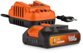 POWERPLUS Nabíječka 20V/40V 2,0Ah + Baterie 20V Li-Ion 2,0Ah POWDP90620