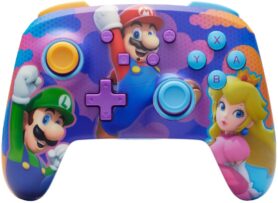 PowerA Enhanced Wireless Controller for Nintendo Switch - Super Mario Color Splash Heroes
