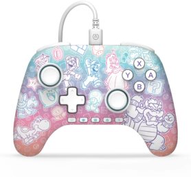 PowerA Advantage Wired Controller for Nintendo Switch 2 - Super Mario, Mushroom Kingdom
