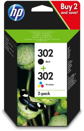 HP X4D37AE č. 302 combo pack černá a barevná