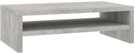 Shumee Stojan na monitor betonově šedý, 42  ×  24  ×  13 cm, dřevotříska
