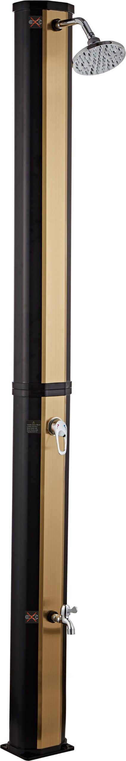 SNUOFAN KR104 Sprcha solární, 35 l, zlatá