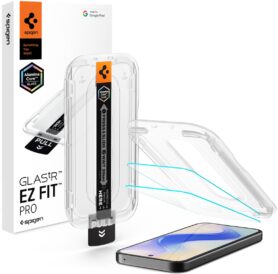 Spigen Glass tR EZ Fit Pro 2 Pack Transparency Google Pixel 10a