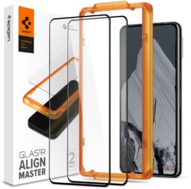 Spigen Glass tR AlignMaster 2 Pack Google Pixel 8 Pro