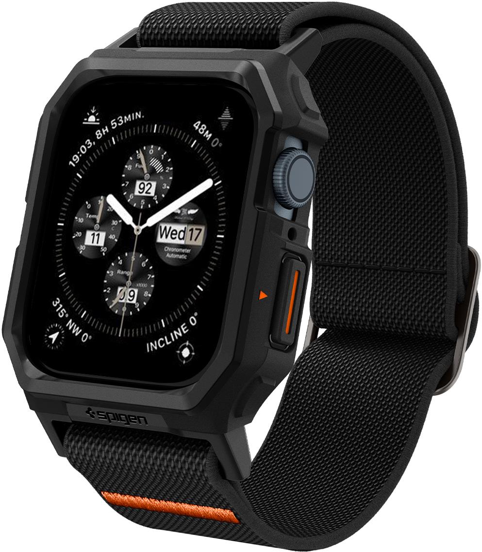 Spigen Lite Fit Pro Matte Black Apple Watch 45mm/44mm
