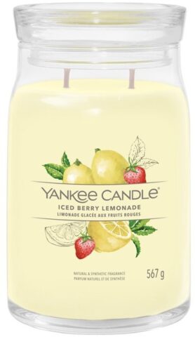 YANKEE CANDLE Signature sklo 2 knoty Iced Berry Lemonade 567 g