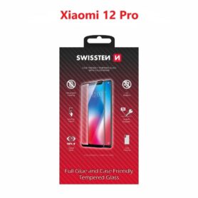Swissten 3D Full Glue pro Xiaomi 12 Pro černé