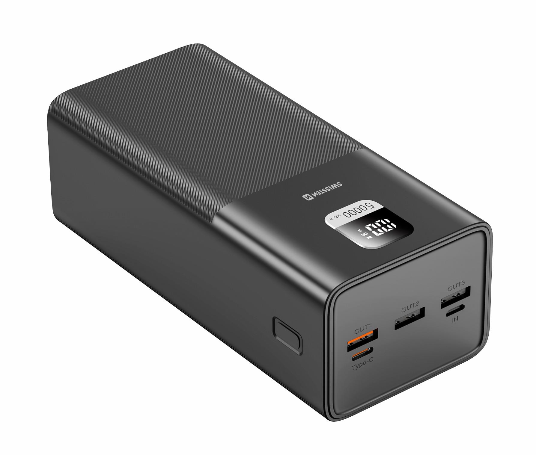 Swissten Power Line 50000 mAh 100W Power Delivery