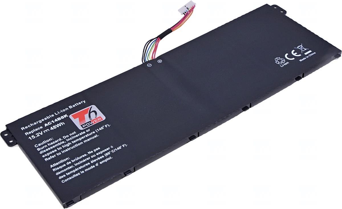 T6 Power pro Acer TravelMate B118-R serie, Li-Ion, 15,2 V, 3150 mAh (48 Wh), černá