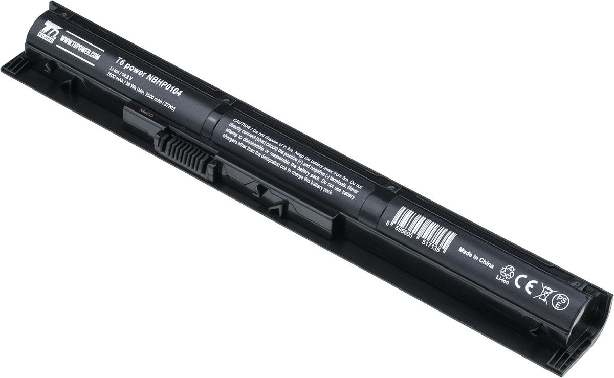 T6 Power pro notebook Hewlett Packard 756478-851, Li-Ion, 14,8 V, 2600 mAh (38 Wh), černá