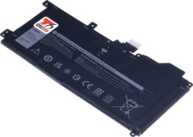 T6 Power pro Dell Latitude 7200 2in1, Li-Poly, 7,6 V, 5000 mAh (38 Wh), černá