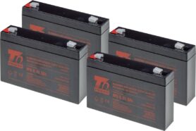 Sada baterií T6 Power pro záložní zdroj APC RBC34, VRLA, 6 V