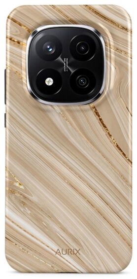 TopQ Kryt AURIX Xiaomi Redmi Note 14 Pro+ 5G pevný Golden Sands 140180