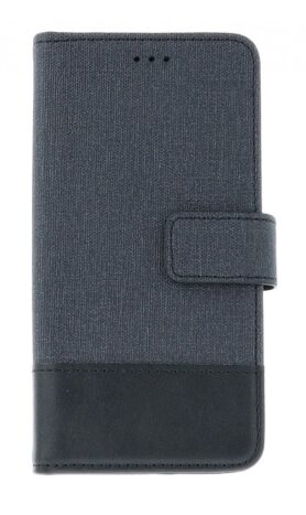 TopQ Pouzdro GOMMA iPhone 16e knížkové černé 139295