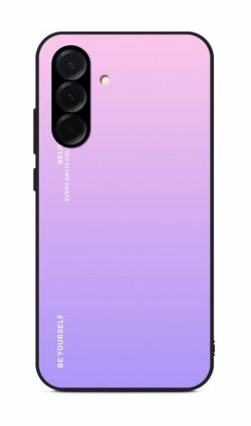 TopQ Kryt LUXURY Samsung A36 pevný duhový růžový 138621
