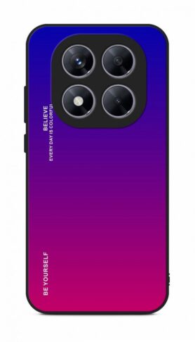 TopQ Kryt LUXURY Xiaomi Redmi Note 14 Pro+ 5G pevný duhový fialový 137015