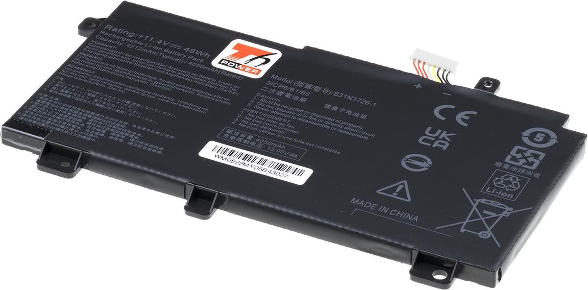 T6 Power pro Asus TUF FX505GT, Li-Poly, 4212 mAh (48 Wh), 11,4 V
