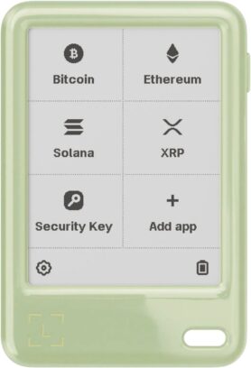 Ledger Nano Gen 5 Matcha Green Crypto Hardware Wallet with Recovery Key