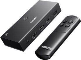 UGREEN HDMI Switch 3 in 1 Out 4K@60Hz with Remote Supports HDR10+ CEC HDCP2.2 Compatible with Ninten