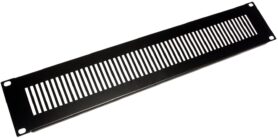 VALUE 19" ventilační panel, 2U, černý