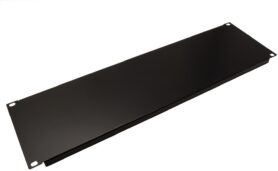 VALUE 19" zaslepovací panel 3U, kovový, černý