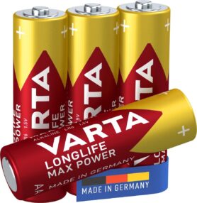VARTA alkalická baterie Longlife Max Power AA 4ks
