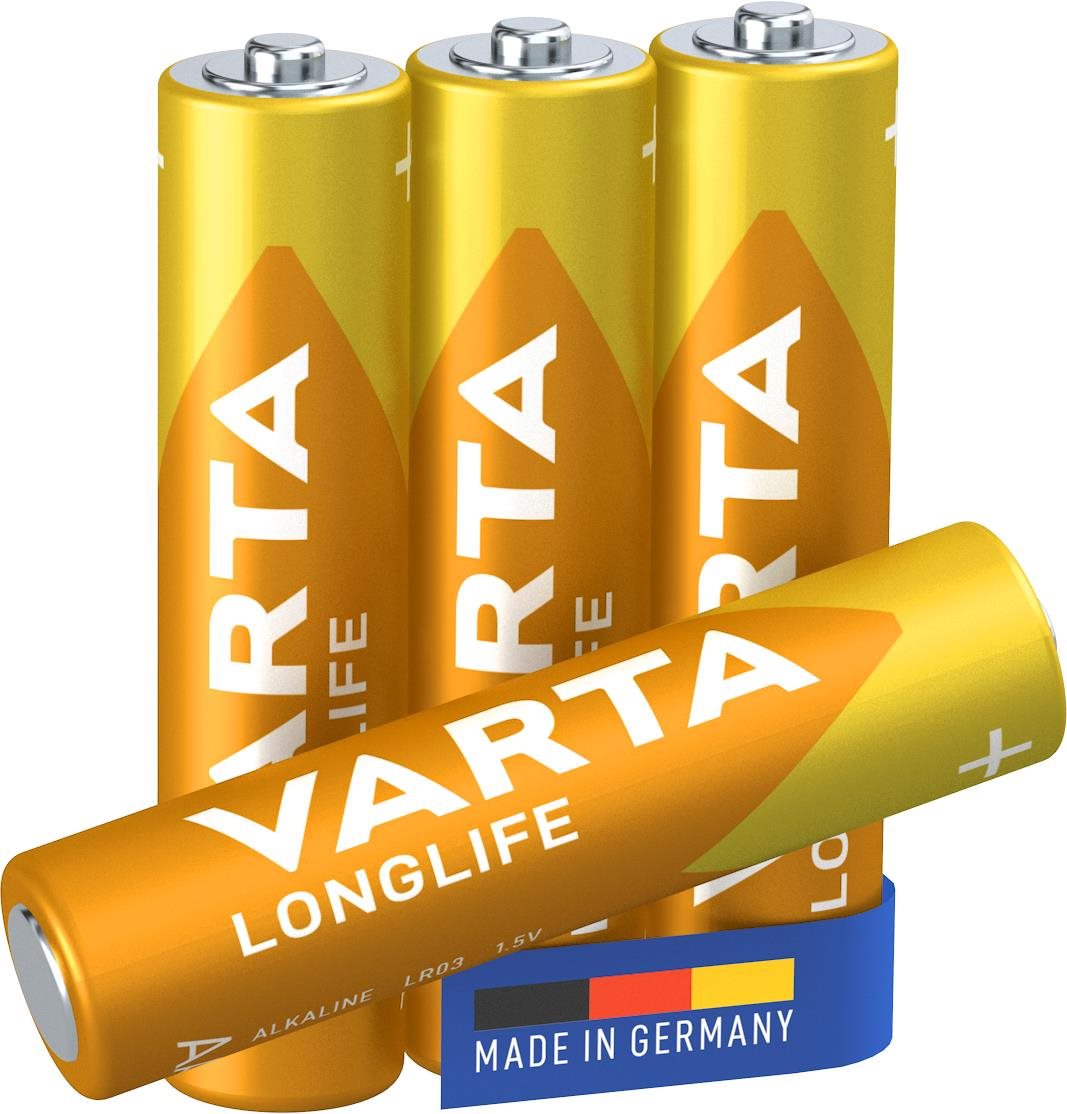 VARTA alkalická baterie Longlife AAA 4ks