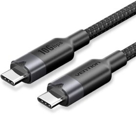 Vention USB 3.2 Gen 2 Type-c Cable 1m Black