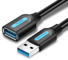 Vention USB 3.0 Male to Female Extension Cable 1m Black