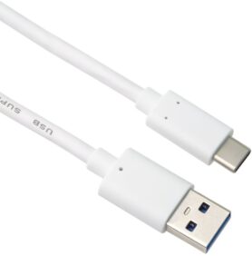 PremiumCord kabel USB-C - USB 3.0 A (USB 3.2 generation 2, 3A, 10Gbit/s)  3m bílá