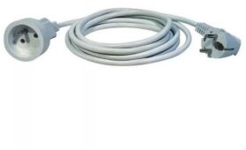EMOS Kabel prodlužovací, 2m / 250V, bílá
