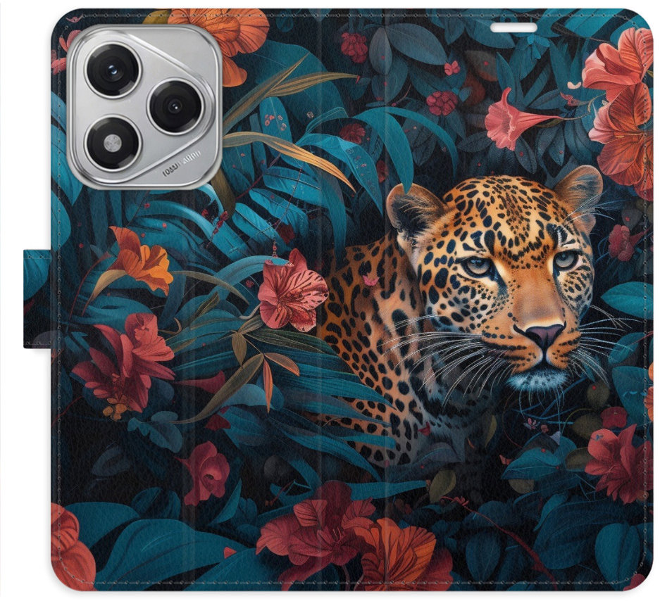iSaprio Flip pouzdro Flower Jaguar 02 pro Honor 400 Lite