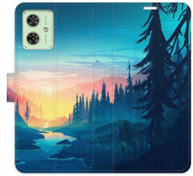 iSaprio Flip pouzdro Magical Landscape pro Motorola Moto G54 5G / G54 5G Power Edition