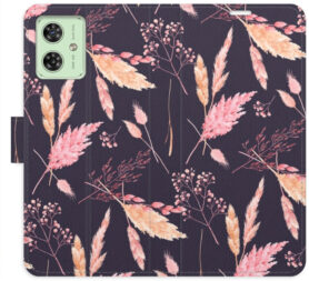 iSaprio Flip pouzdro Ornamental Flowers 02 pro Motorola Moto G54 5G / G54 5G Power Edition